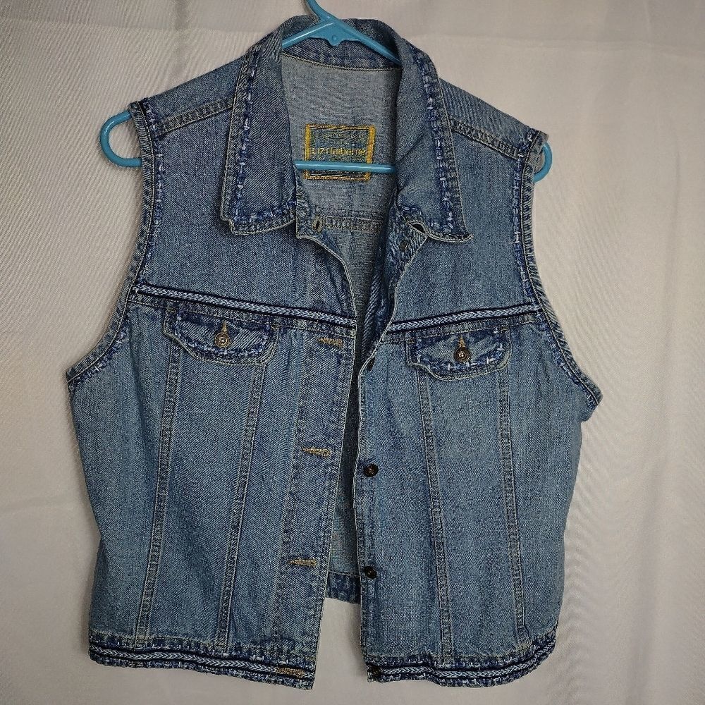 Vintage Liz Claiborne denim vest